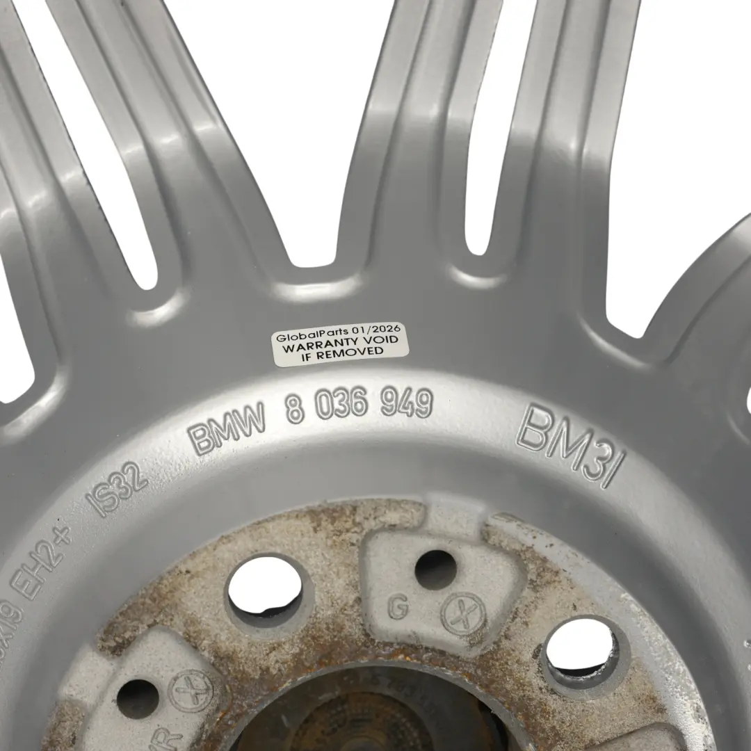 Felga Aluminiowa 19" 9,5J do BMW E60 E61 o numerze 8036949 BMW E60 E61 Felga Aluminiowa 19" 9,5J - SKU 8036949-1 - Numer Części 8036949