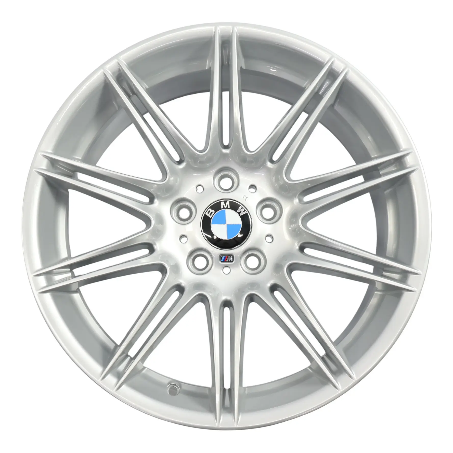 BMW E90 E91 E92 E93 Argento Cerchio Lega Posteriore 19" 9J ET:39 M Doppie Razze