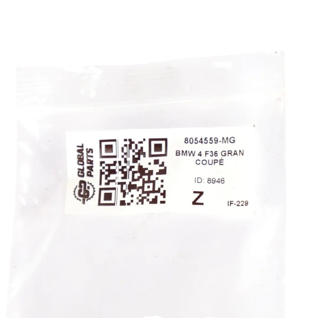 BMW F32 F36 Stoßstange Hinten M Sport Anhängerklappe Mineral Grau B39 - SKU 8054559-MG - Teilenummer 8054559