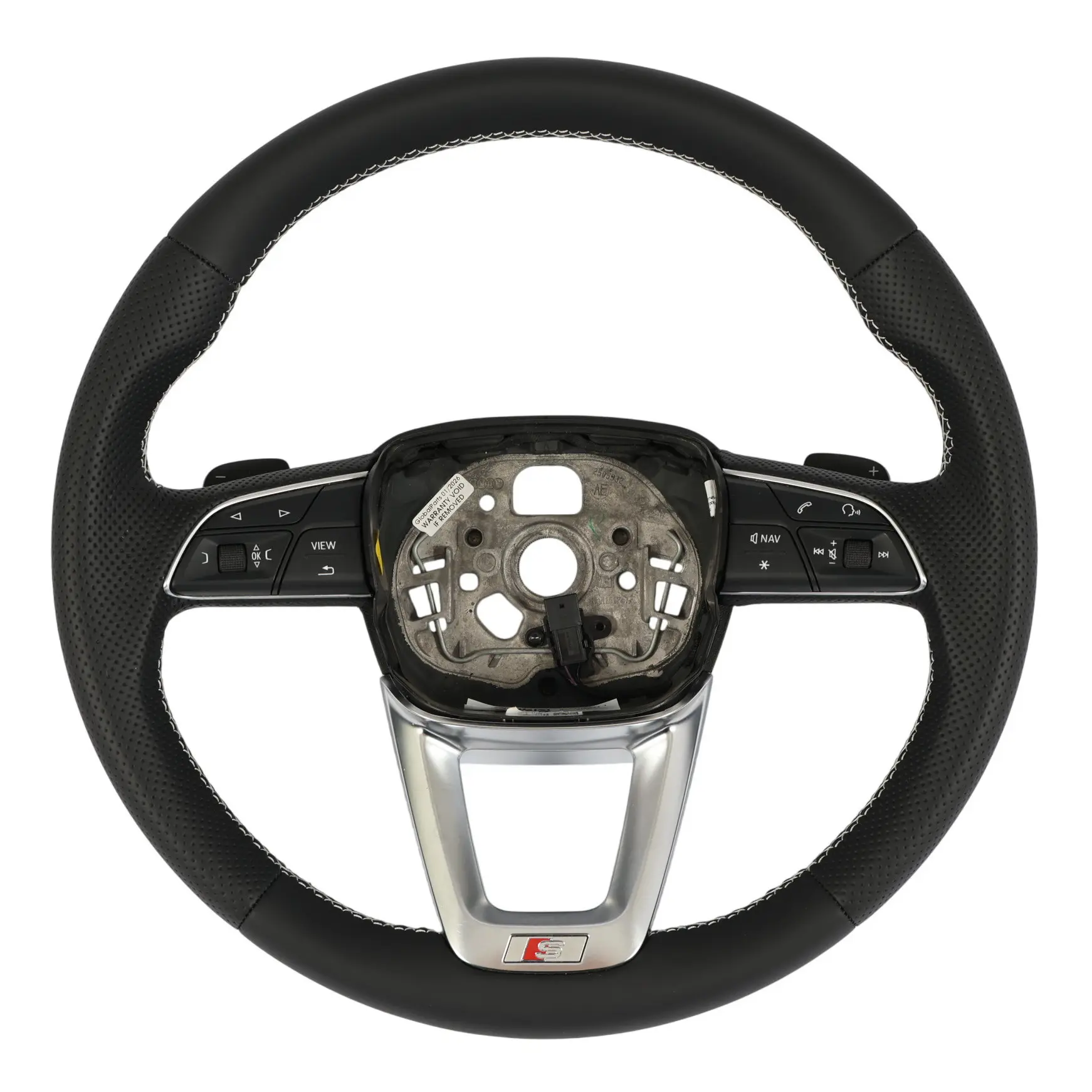 Audi Q5 SQ5 FY Steering Wheel S-Line NEW Black Leather Paddle Shift 80A419091T