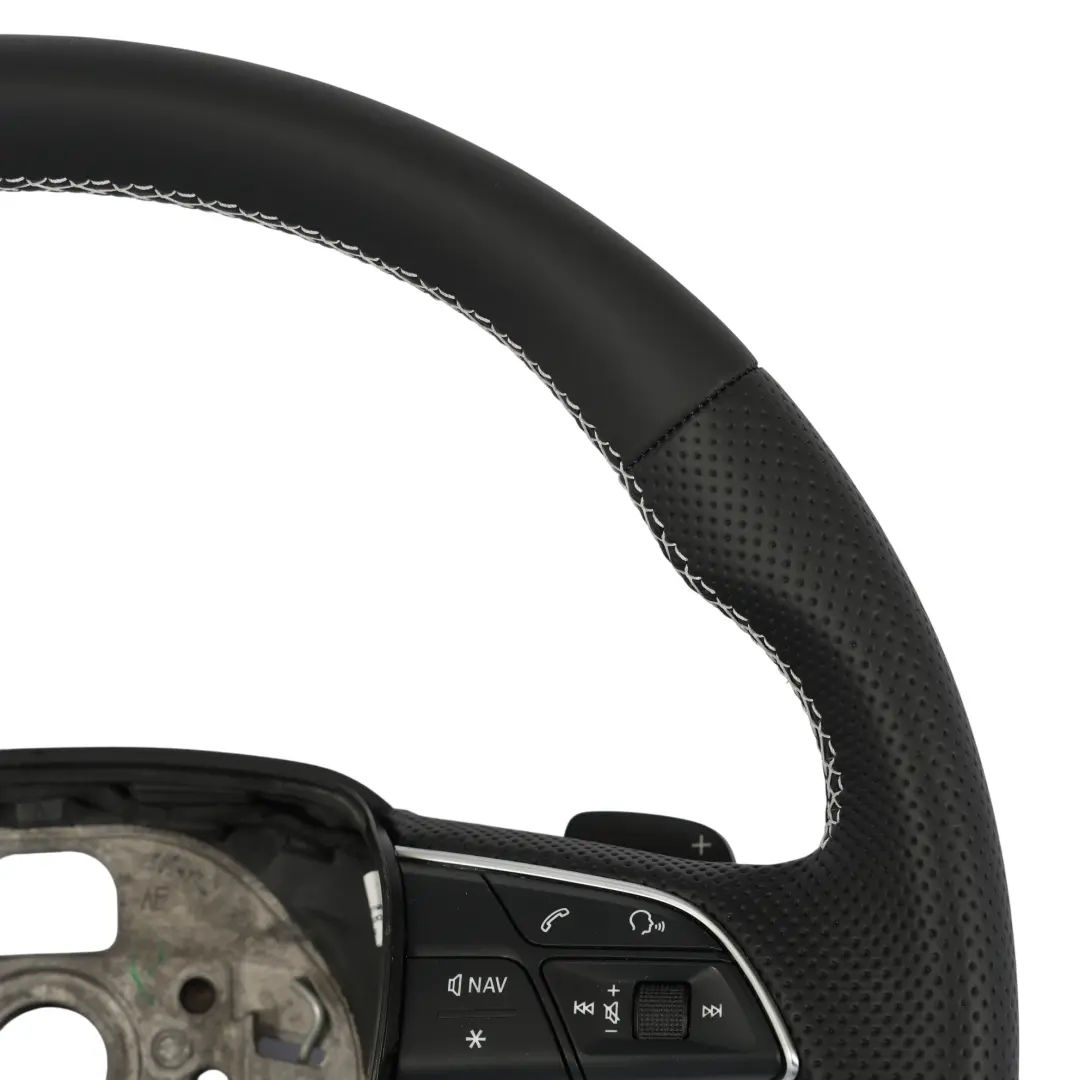 NUOVO In Pelle Nera Cambio al Volante per Audi Q5 SQ5 FY Volante S-Line con numero di parte 80A419091T Audi Q5 SQ5 FY Volante S-Line NUOVO In Pelle Nera Cambio al Volante - SKU 80A419091T-1 - Numero di parte 80A419091T