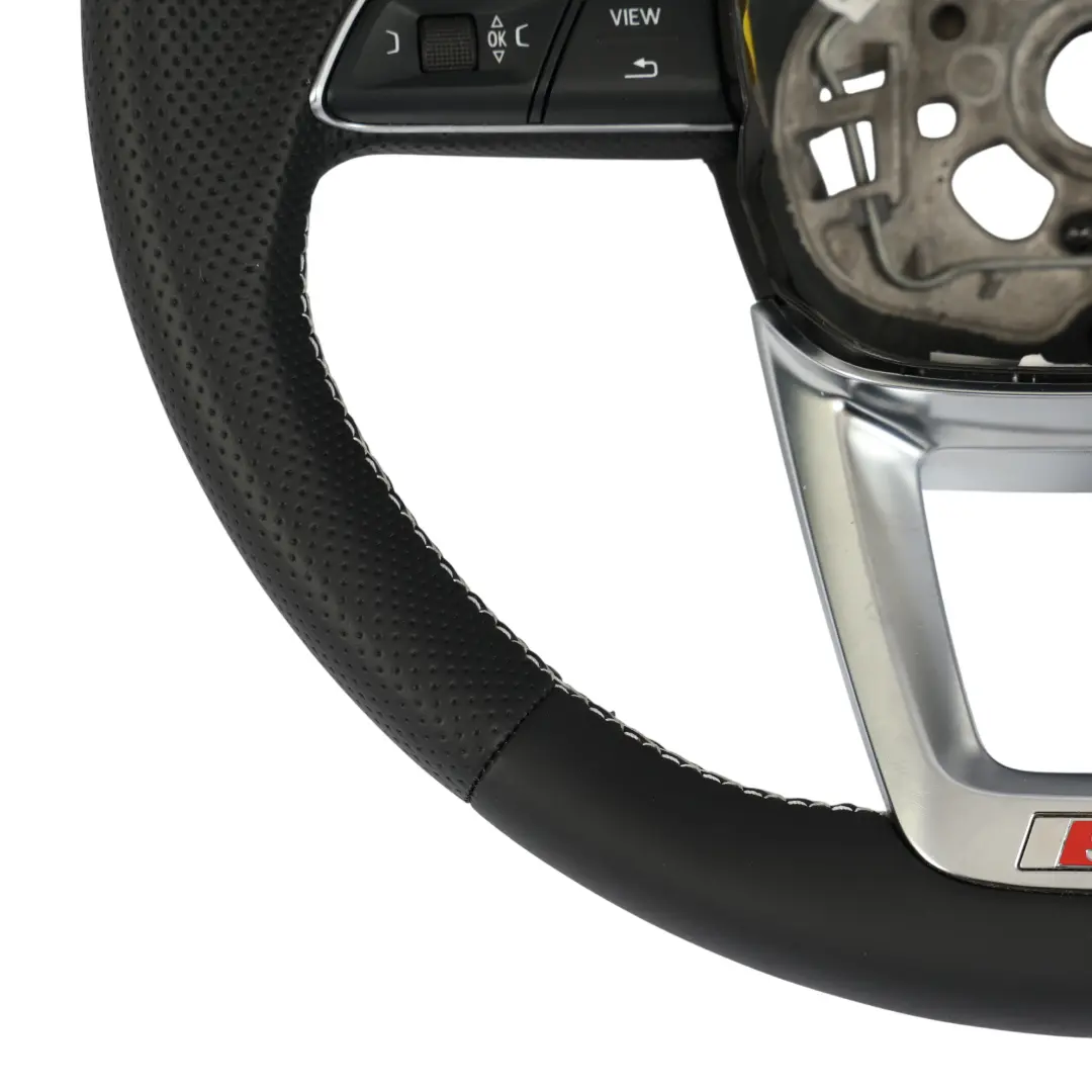 NUOVO In Pelle Nera Cambio al Volante per Audi Q5 SQ5 FY Volante S-Line con numero di parte 80A419091T Audi Q5 SQ5 FY Volante S-Line NUOVO In Pelle Nera Cambio al Volante - SKU 80A419091T-1 - Numero di parte 80A419091T