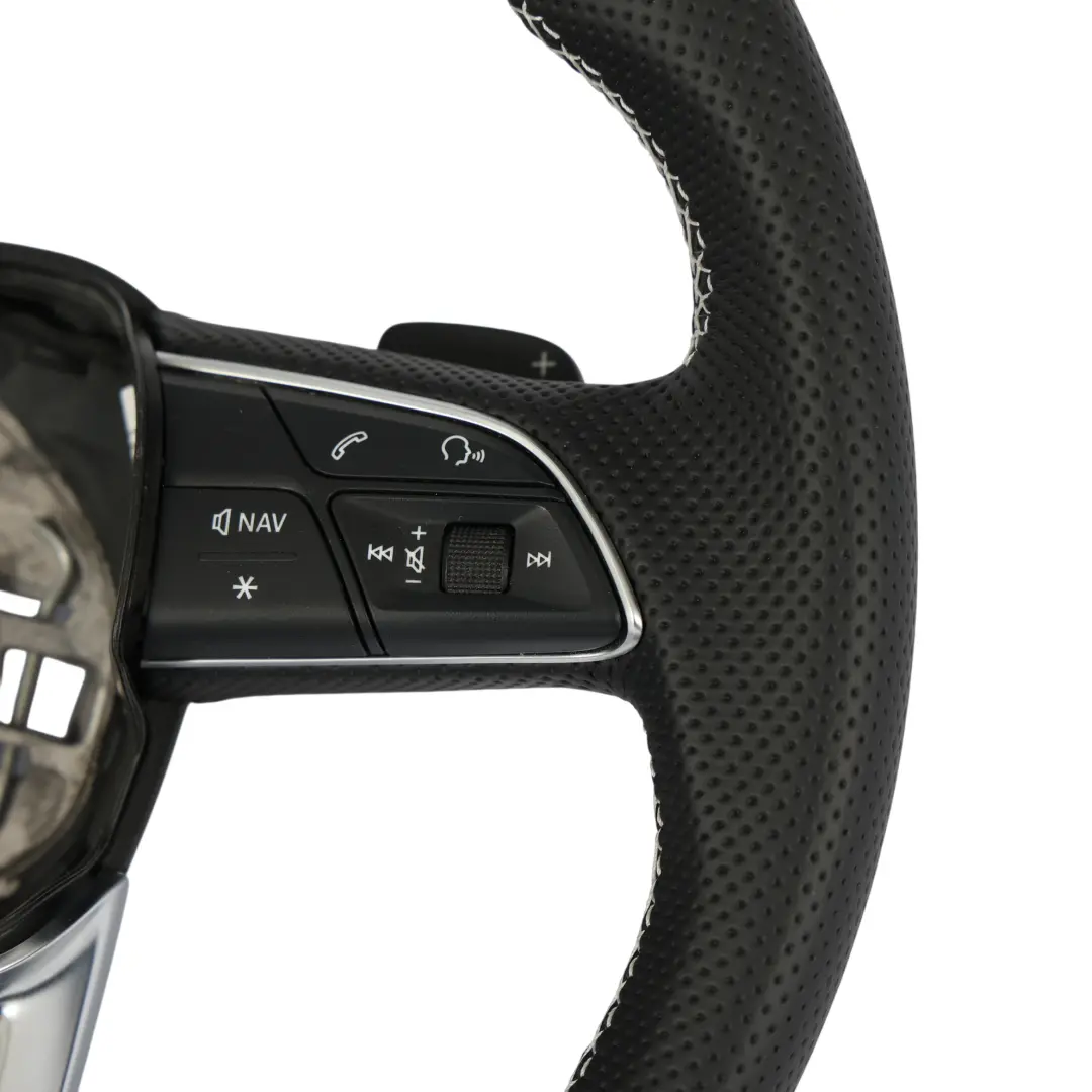 Audi Q5 SQ5 FY Volant S-Line NEUF Cuir Noir Avec Palettes Changement - SKU 80A419091T-1 - Numéro de pièce 80A419091T