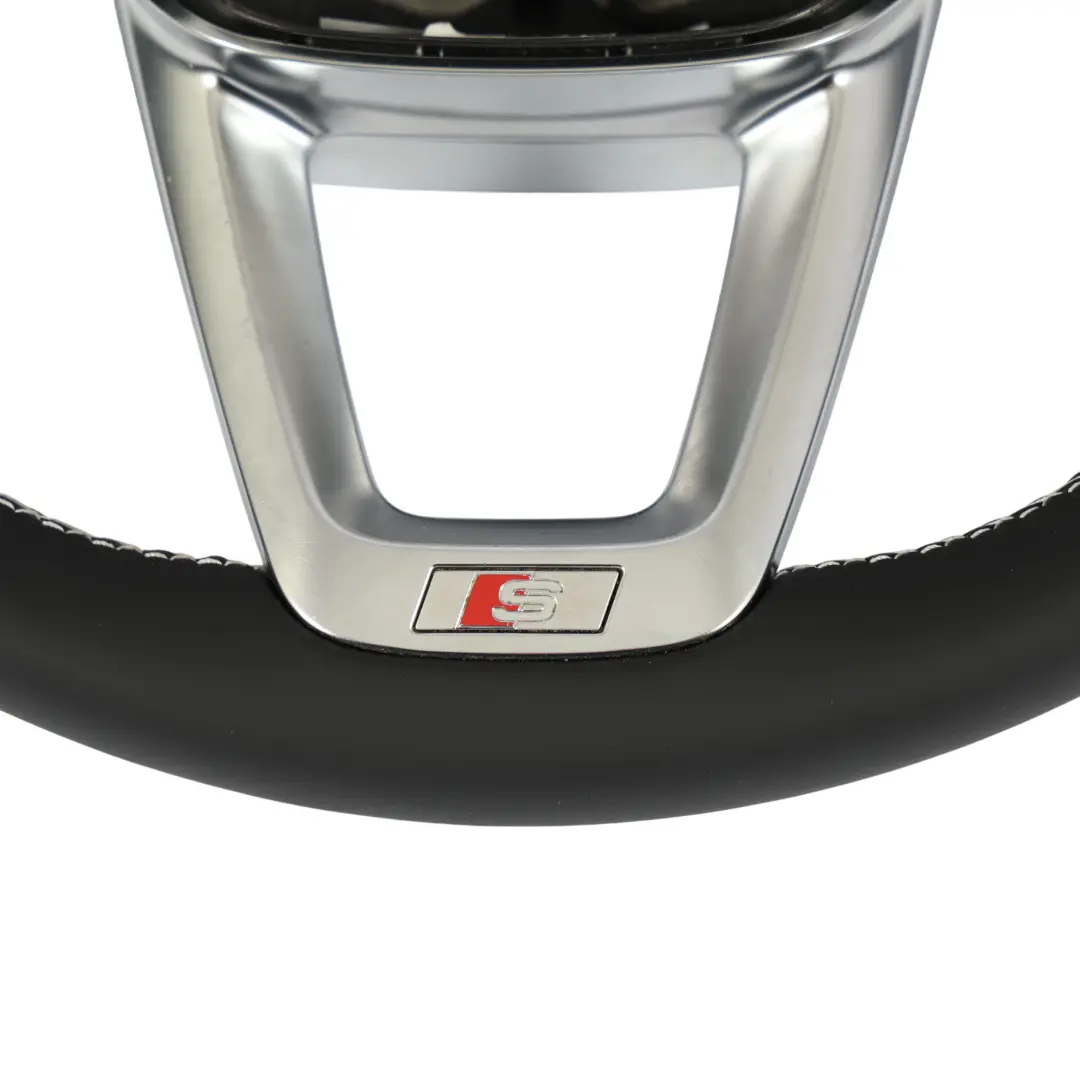 NUOVO In Pelle Nera Cambio al Volante per Audi Q5 SQ5 FY Volante S-Line con numero di parte 80A419091T Audi Q5 SQ5 FY Volante S-Line NUOVO In Pelle Nera Cambio al Volante - SKU 80A419091T-1 - Numero di parte 80A419091T