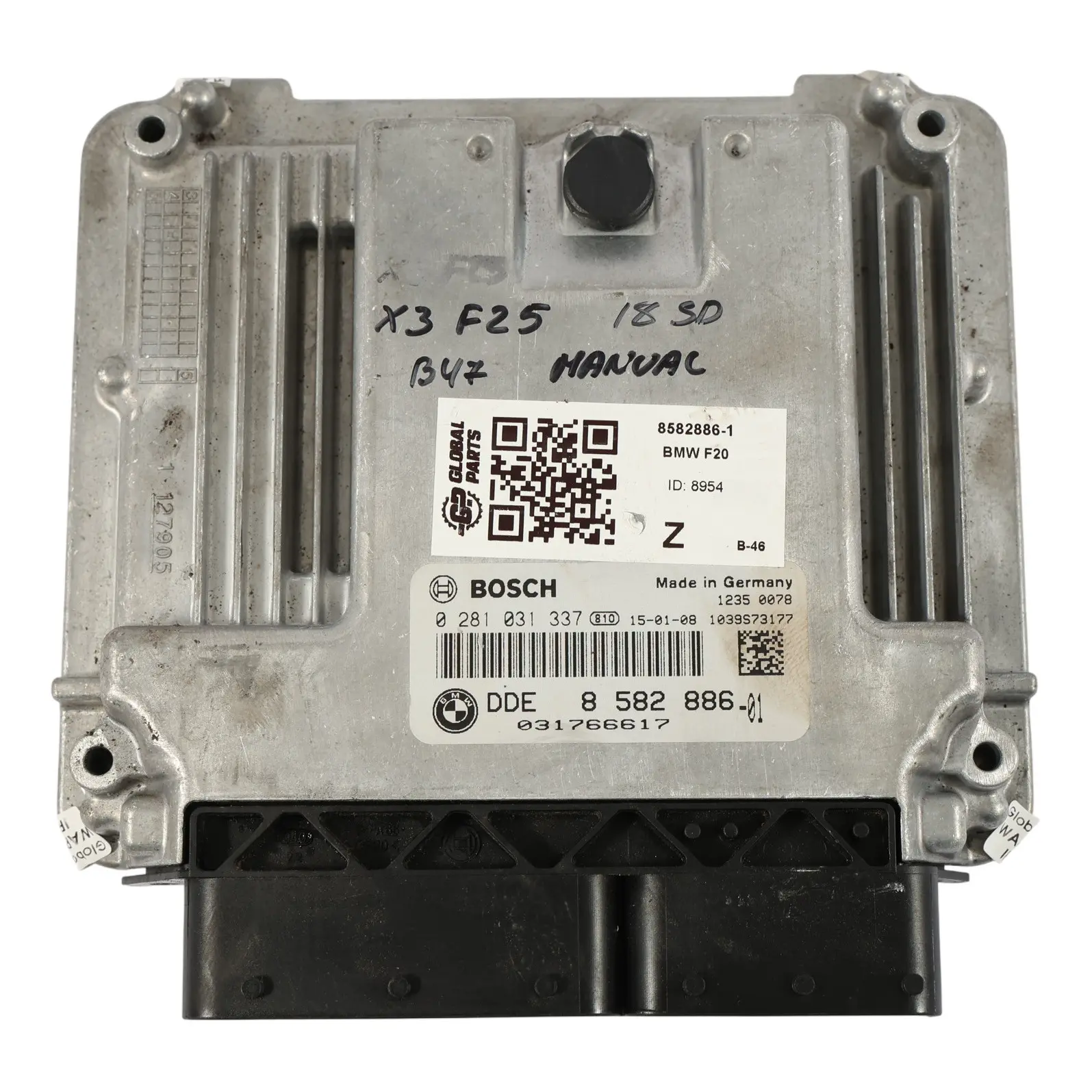 BMW X3 G01 F25 B47 sDrive 160HP Engine Control Unit ECU 8582886 Manual