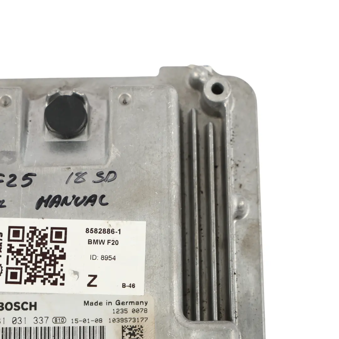 BMW X3 G01 F25 B47 Sdrive 160HP Unità Di Controllo Motore ECU Manuale - SKU 8582886-1 - Numero di parte 8582886