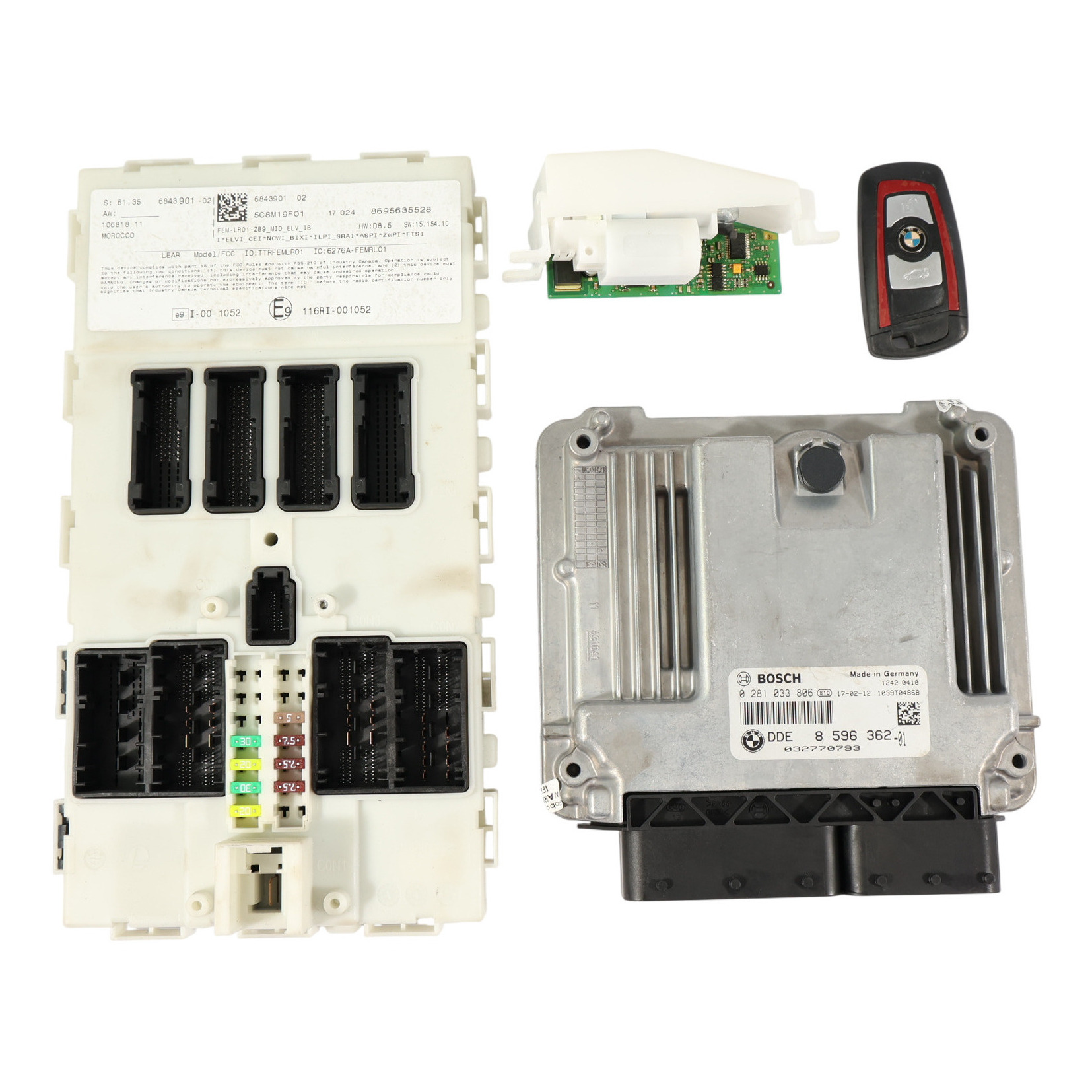 B37 Engine Map BMW F20 F30 LCI 116d B37 116HP Engine Control ECU Kit DDE 8596362 Manual