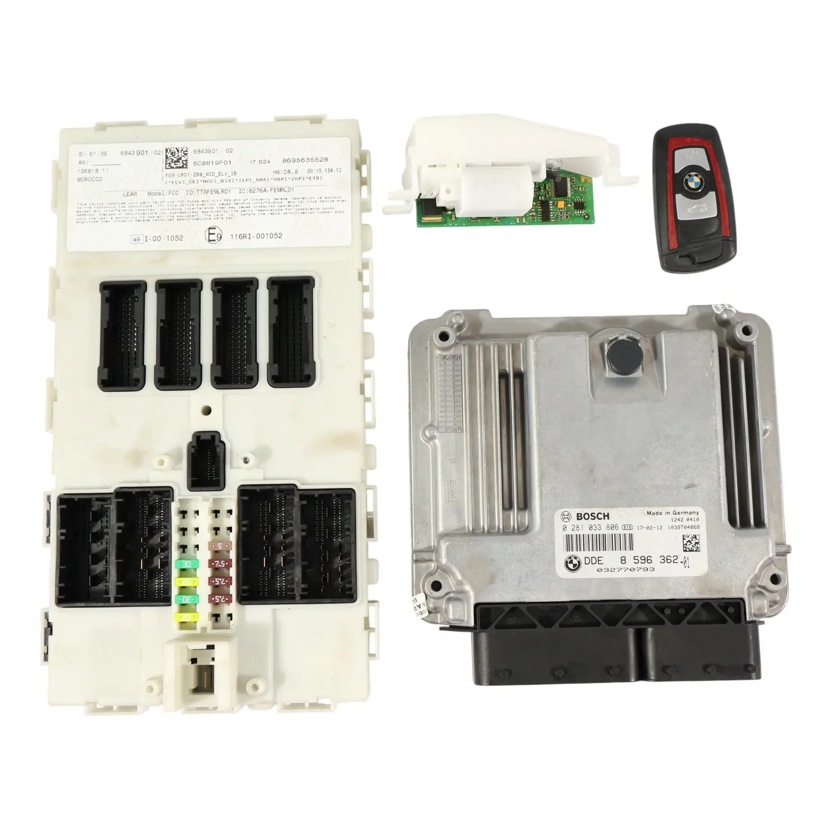 BMW F20 F30 LCI 116D B37 116HP Motor Control ECU Kit DDE 8596362 Manual
