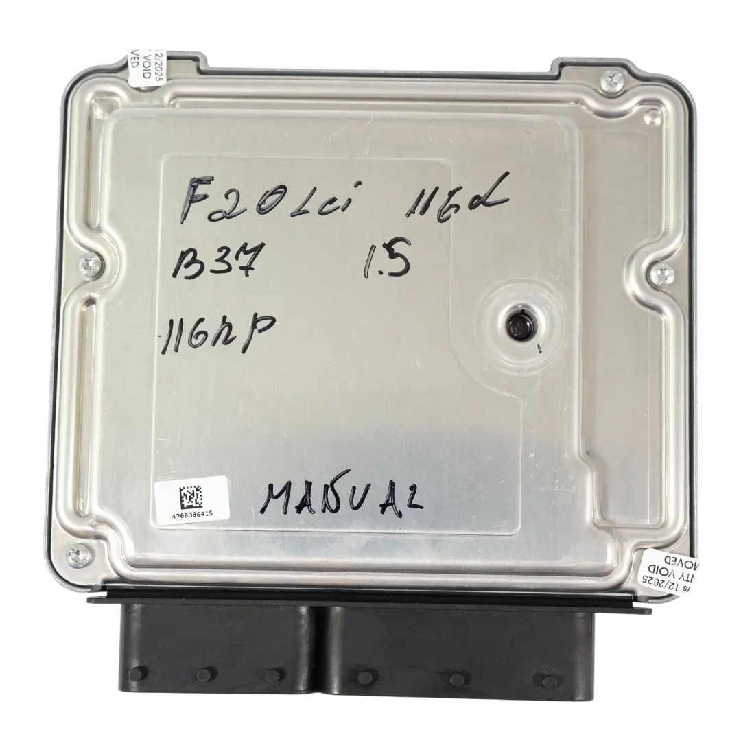 BMW F20 F30 LCI 116D B37 116HP Motor Steuerung ECU Kit DDE Manuelles - SKU 8596362-8 - Teilenummer 8596362