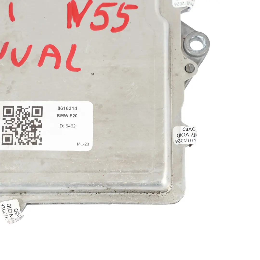 BMW F20 F21 F30 F31 N55 326HP M135i 335i Engine Control ECU DME Manual - SKU 8616314 - Part number 8616314