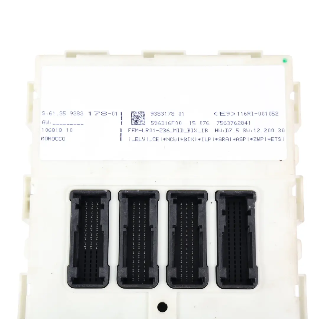 BMW F30 328I F32 428I N20 245HP Unidad De Motor ECU Kit DME Clave + FEM - SKU 8639595-6 - Número de pieza 8639595