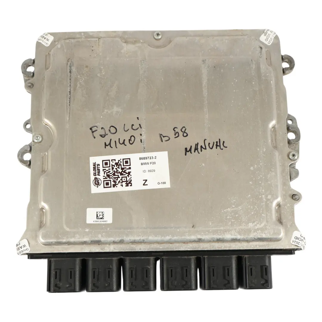 M140I B58 Benzin ECU Steuergerät Modul DDE Manual für BMW F20 F21 LCI mit Teilenummer 8689723 BMW F20 F21 LCI M140I B58 Benzin ECU Steuergerät Modul DDE Manual - SKU 8689723-2 - Teilenummer 8689723