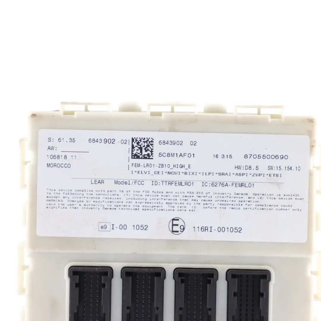 B38 136HP ECU Kit DME Key FEM Lock Manual to BMW F20 F30 LCI 118i 318i with Part number 8691836 BMW F20 F30 LCI 118i 318i B38 136HP ECU Kit DME Key FEM Lock Manual - SKU 8691836-2 - Part number 8691836