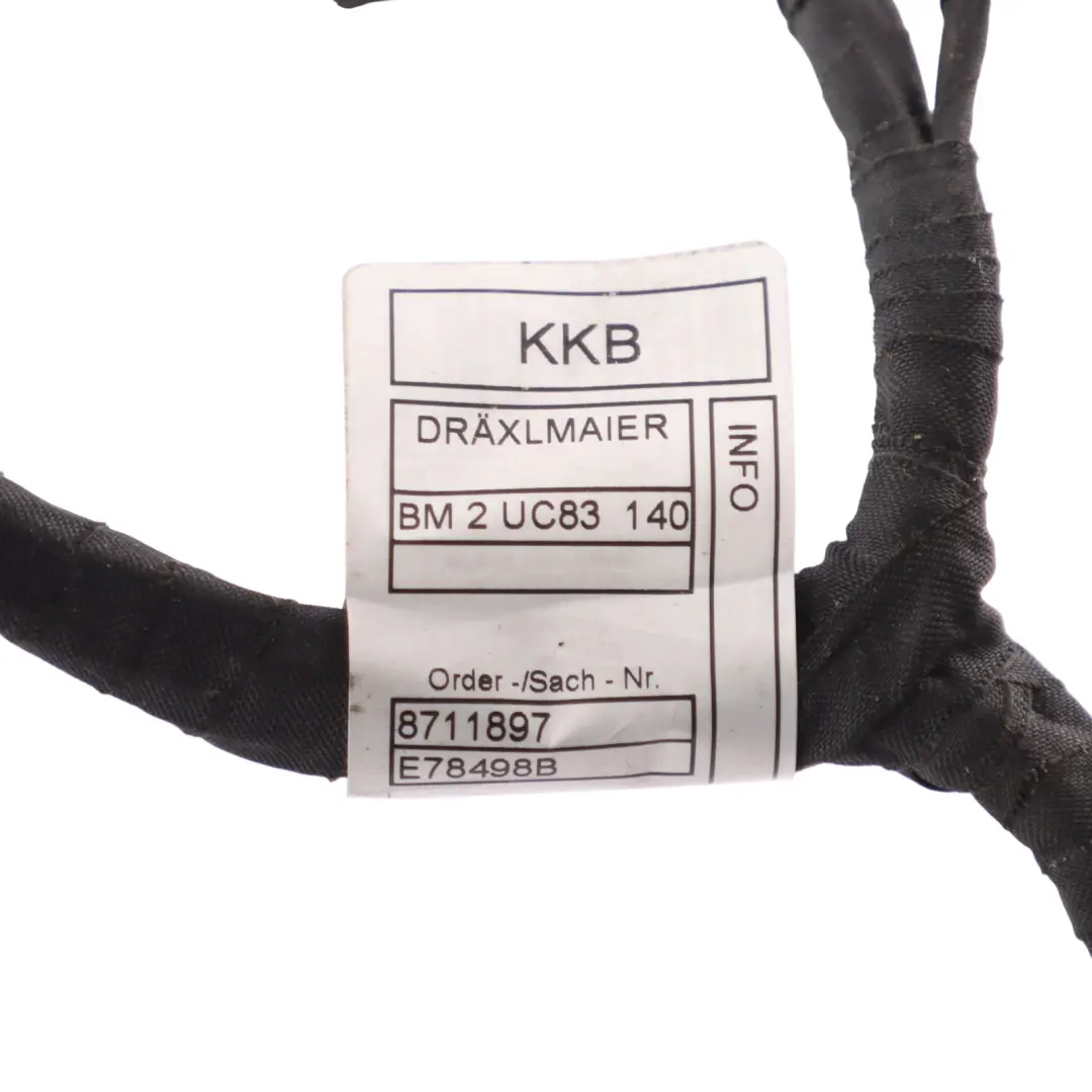 Front Seat Wiring Harness Cable Driver Side Right O/S to BMW X3 G01 X4 G02 with Part number 8711897 BMW X3 G01 X4 G02 Front Seat Wiring Harness Cable Driver Side Right O/S - SKU RHD-8711897 - Part number 8711897