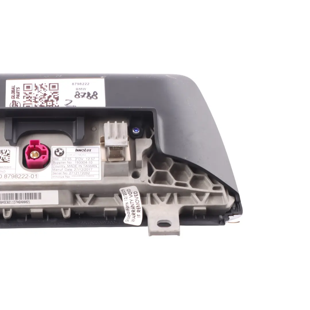 Pantalla Display Multimedia MMI Salpicadero 6,5" para BMW X2 F39 X1 F48 con número de pieza 8798222 BMW X2 F39 X1 F48 Pantalla Display Multimedia MMI Salpicadero 6,5" - SKU 8798222 - Número de pieza 8798222