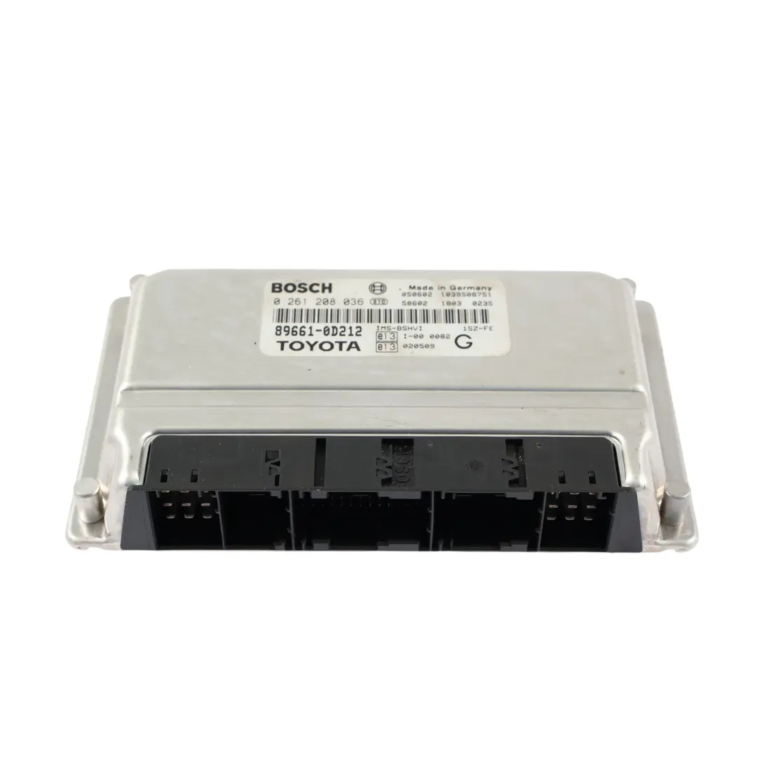 Mk1 XP10 1.0 1SZ-FE 68hp Engine Control Unit ECU Manual to Toyota Yaris with Part number 896610D212 Toyota Yaris Mk1 XP10 1.0 1SZ-FE 68hp Engine Control Unit ECU Manual - SKU 896610D212 - Part number 896610D212