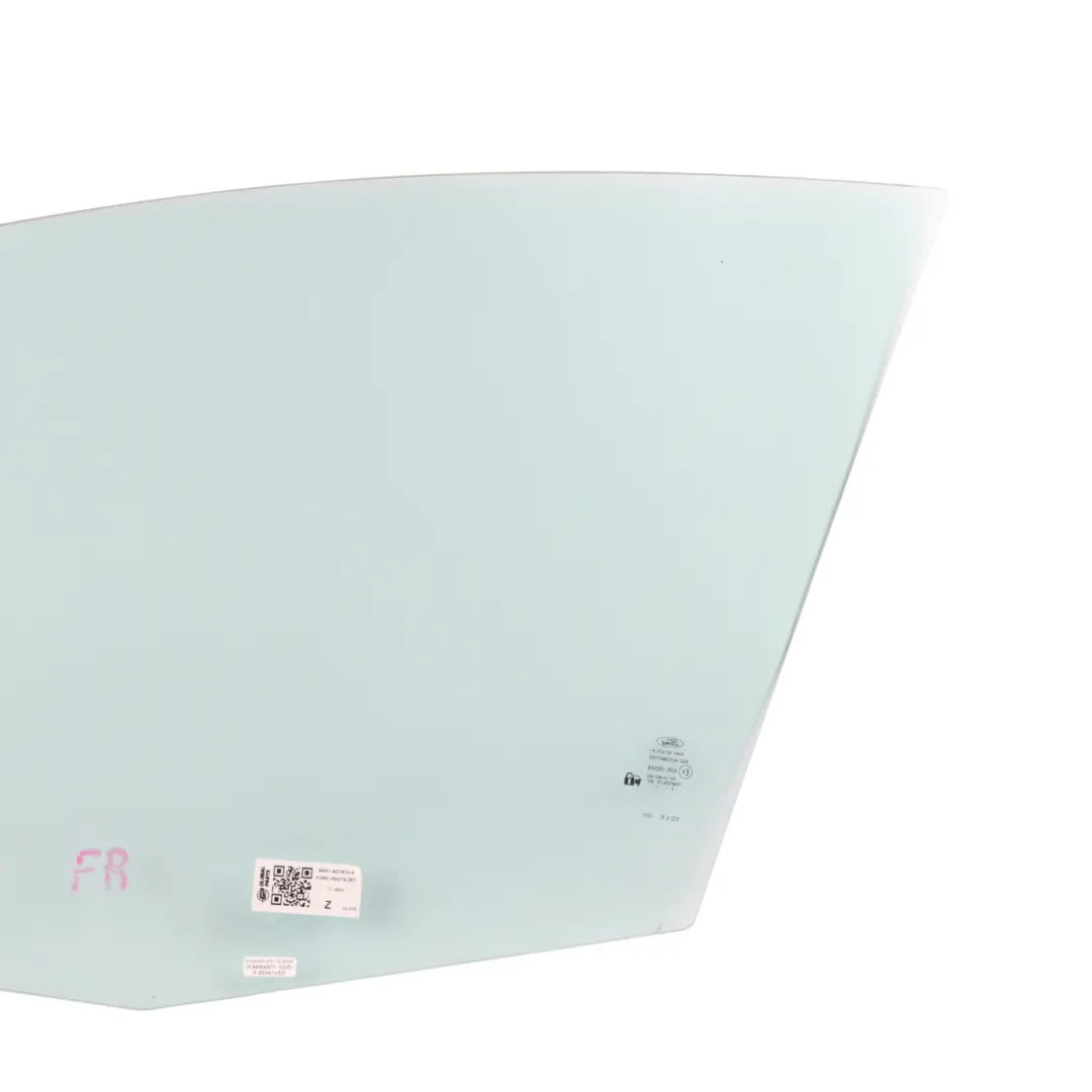 Ford Fiesta Mk7 Vetro Della Porta Anteriore AS2 Destra - SKU 8A61-A21410-A - Numero di parte 8A61-A21410-A