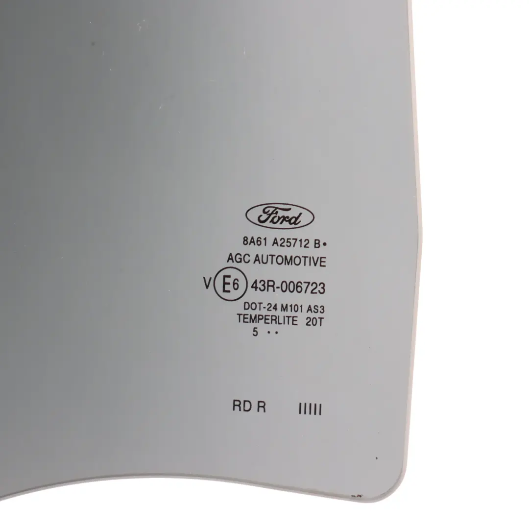 Cristal Puerta Trasera Derecha Acristalamiento Negro AS3 para Ford Fiesta MK7 con número de pieza 1591459 Ford Fiesta MK7 Cristal Puerta Trasera Derecha Acristalamiento Negro AS3 - SKU 1591459 - Número de pieza 1591459