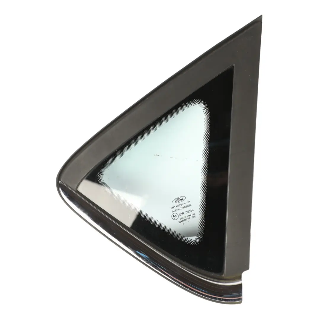 Quarter Glass Window Right O/S AS2 to Ford Fiesta Mk7 Rear with Part number 8A61-A29750-AC Ford Fiesta Mk7 Rear Quarter Glass Window Right O/S AS2 - SKU 8A61-A29750-AC - Part number 8A61-A29750-AC