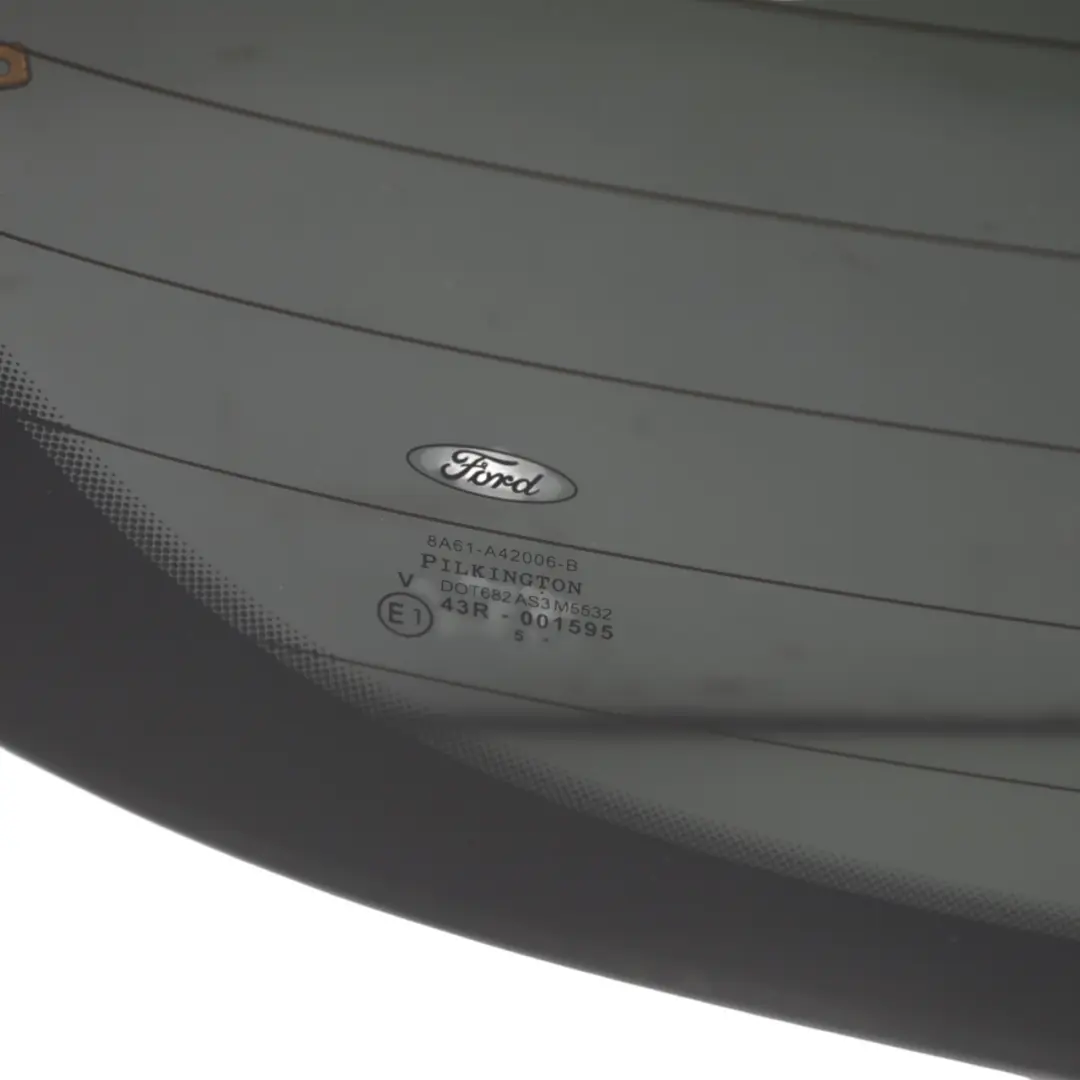 Mk3 5 Rear Tailgate Window Glass AS3 to Ford Fiesta with Part number 8A61-A42006-B Ford Fiesta Mk3 5 Rear Tailgate Window Glass AS3 - SKU 8A61-A42006-B - Part number 8A61-A42006-B