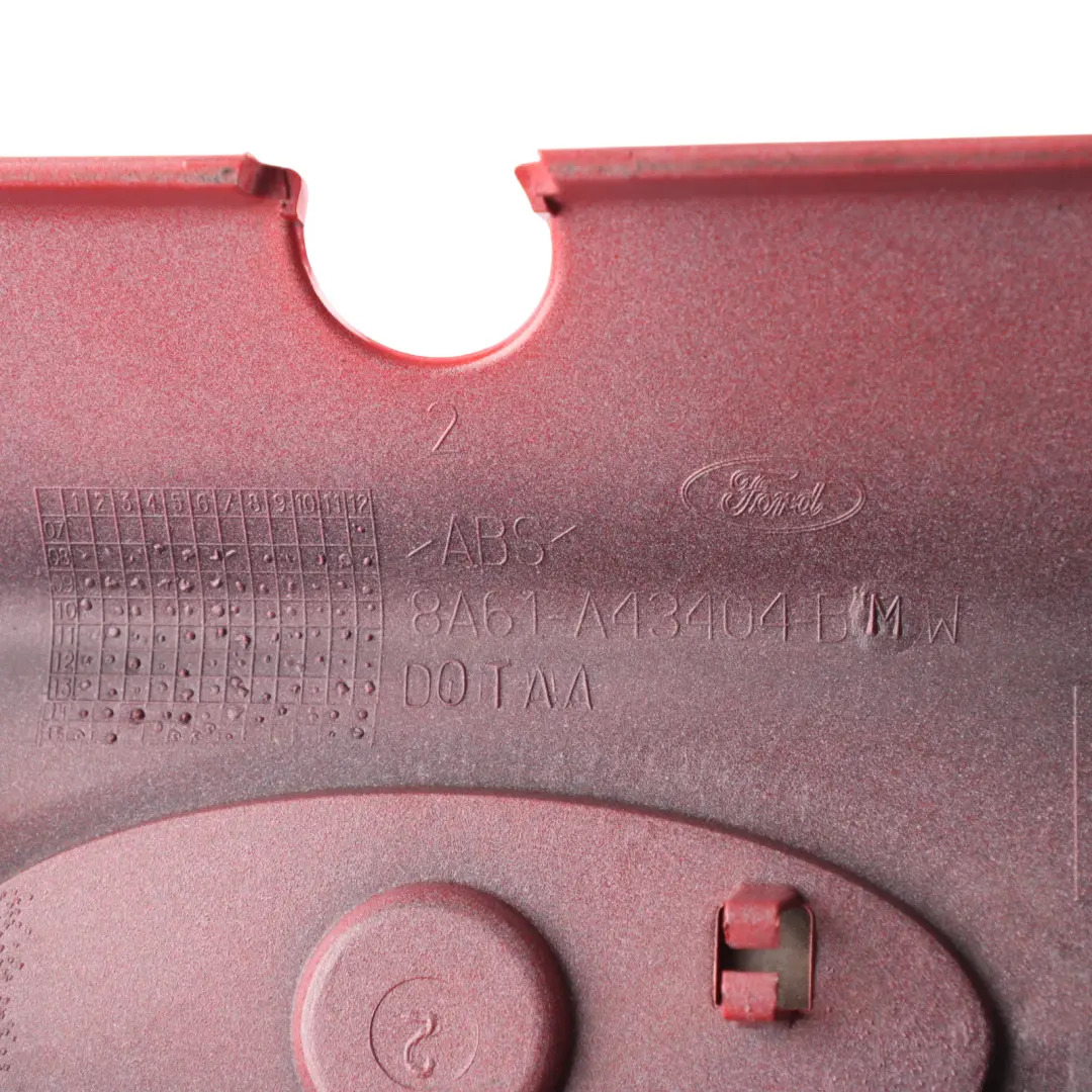 Ford Fiesta VII Kofferraumklappe Heckklappe Abdeckung Griff Racing Red Rot - ZJ - SKU 8A61-A43404-BMW-RAR - Teilenummer 8A61-A43404-BMW