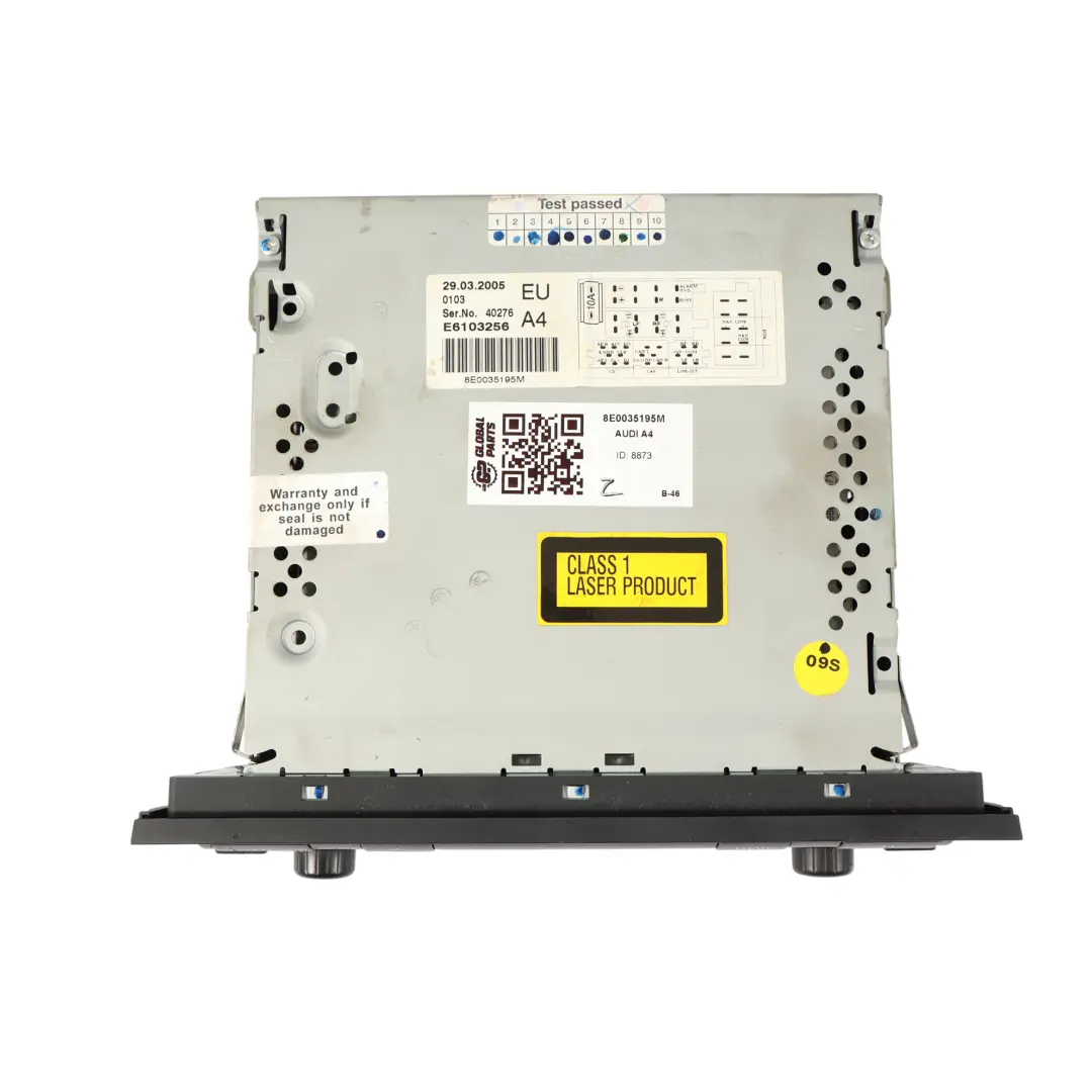 Radioodtwarzacz Symphony Zmieniarka do Audi A4 B7 Cabrio o numerze 8E0035195M Audi A4 B7 Cabrio Radioodtwarzacz Symphony Zmieniarka - SKU 8E0035195M - Numer Części 8E0035195M