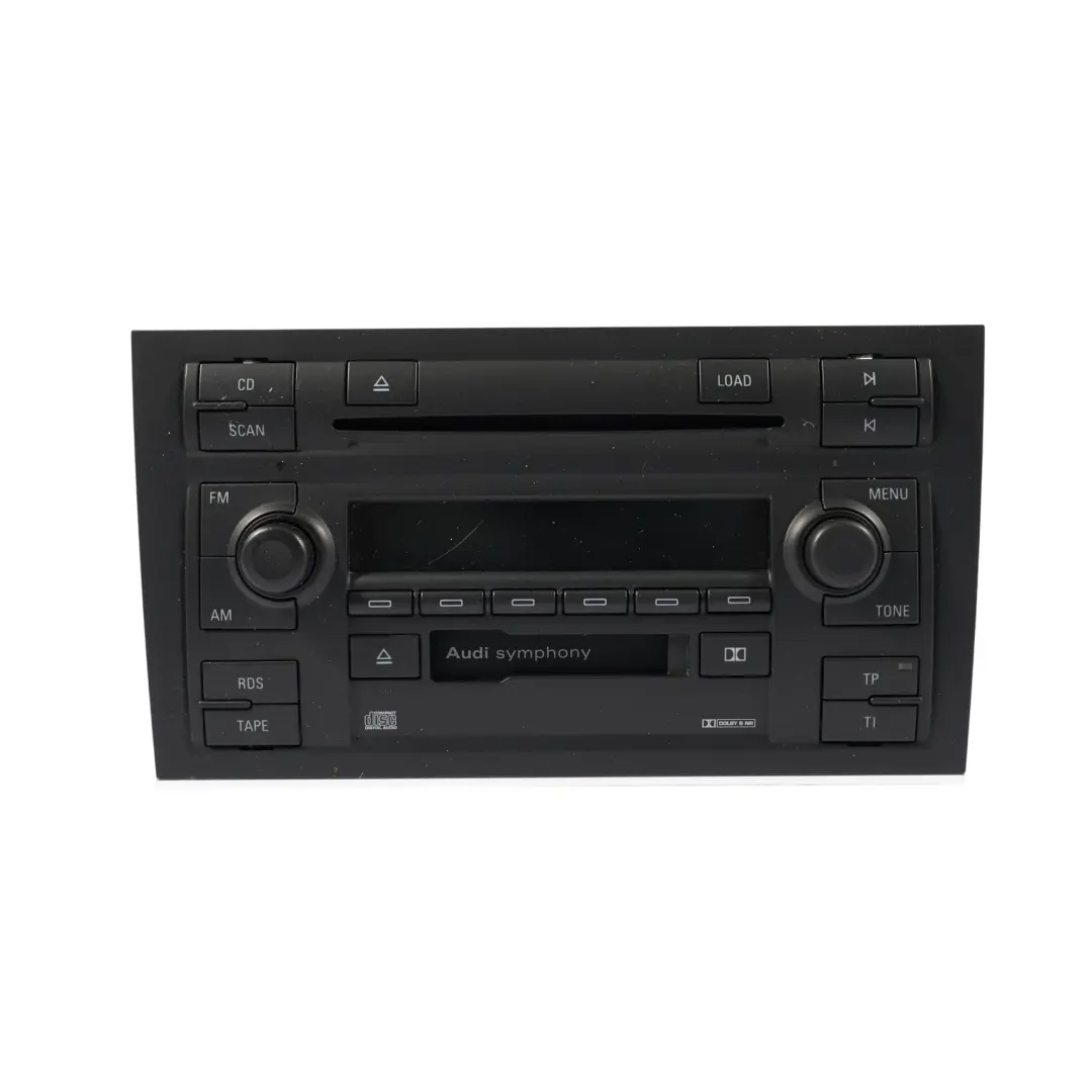 Symphony CD Changer Radio Head Unit per Audi A4 B7 Cabrio con numero di parte 8E0035195M Audi A4 B7 Cabrio Symphony CD Changer Radio Head Unit - SKU 8E0035195M - Numero di parte 8E0035195M
