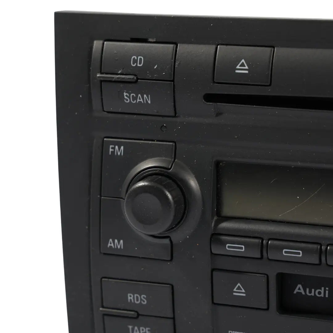 Audi A4 B7 Convertible Symphony CD Changer Radio Head Unit - SKU 8E0035195M - Part number 8E0035195M