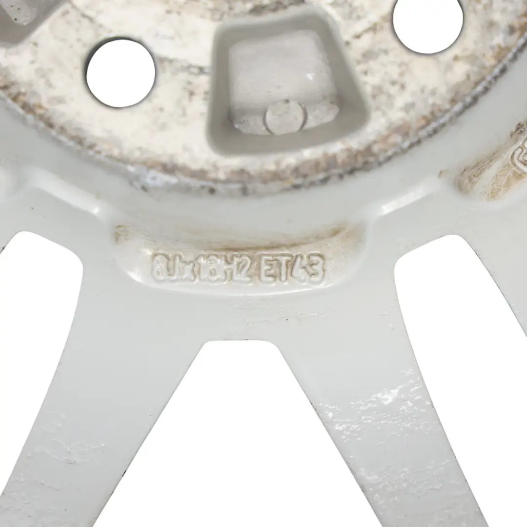 Audi A4 B6 B7 Wheel Alloy Rim Silver 18" 8J ET:43 - SKU 8E0601025BA-1 - Part number 8E0601025BA