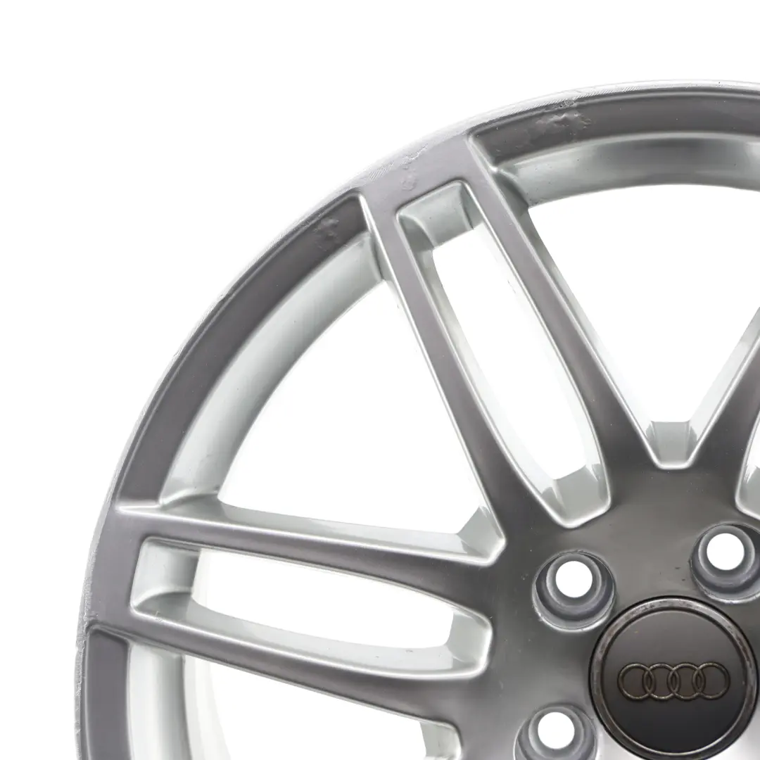 Audi A4 B6 B7 Felga Aluminiowa ET:43 Srebrna 18" 8J - SKU 8E0601025BA-1 - Numer Części 8E0601025BA