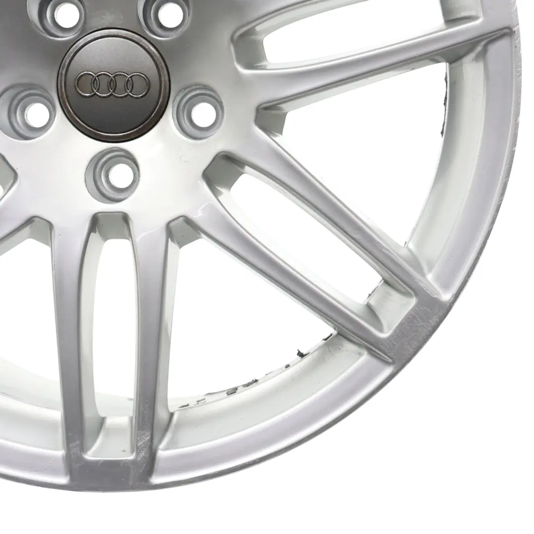 Audi A4 B6 B7 Leicht Metall Felge Silber 18" 8J ET:43 - SKU 8E0601025BA-2 - Teilenummer 8E0601025BA
