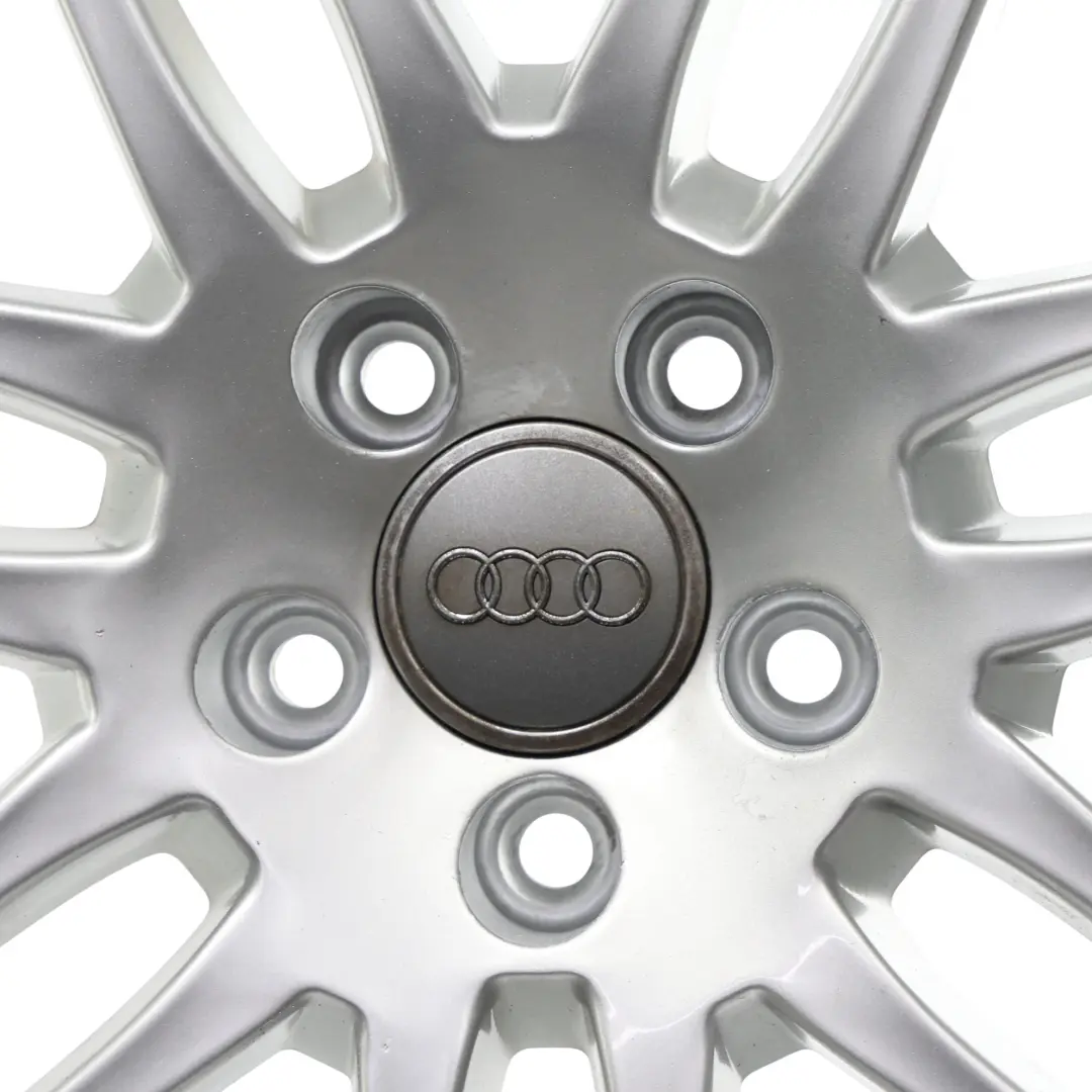 Audi A4 B6 B7 Leicht Metall Felge Silber 18" 8J ET:43 - SKU 8E0601025BA-2 - Teilenummer 8E0601025BA