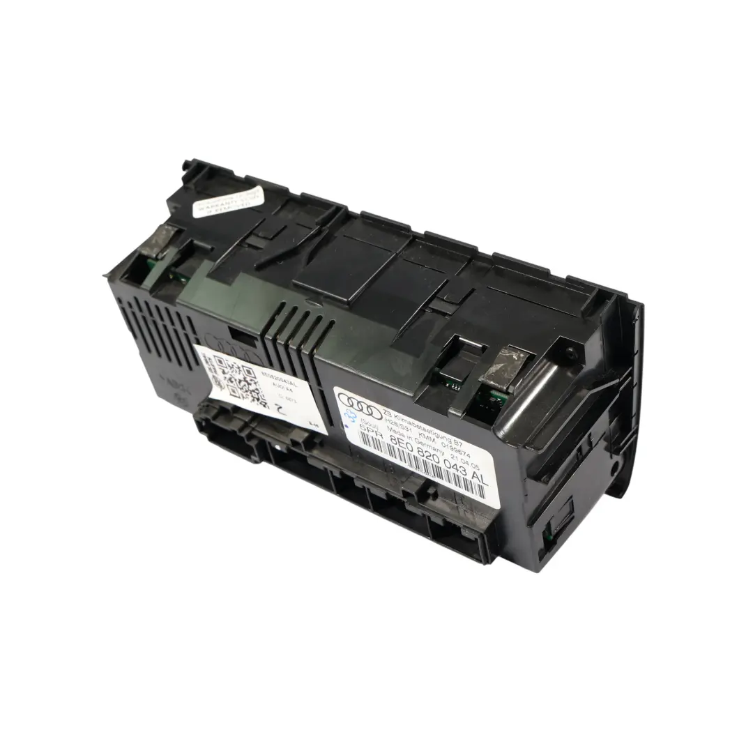 Audi A4 B7 Panel Sterowania Ogrzewaniem Klimatyzacji - SKU 8E0820043AL - Numer Części 8E0820043AL