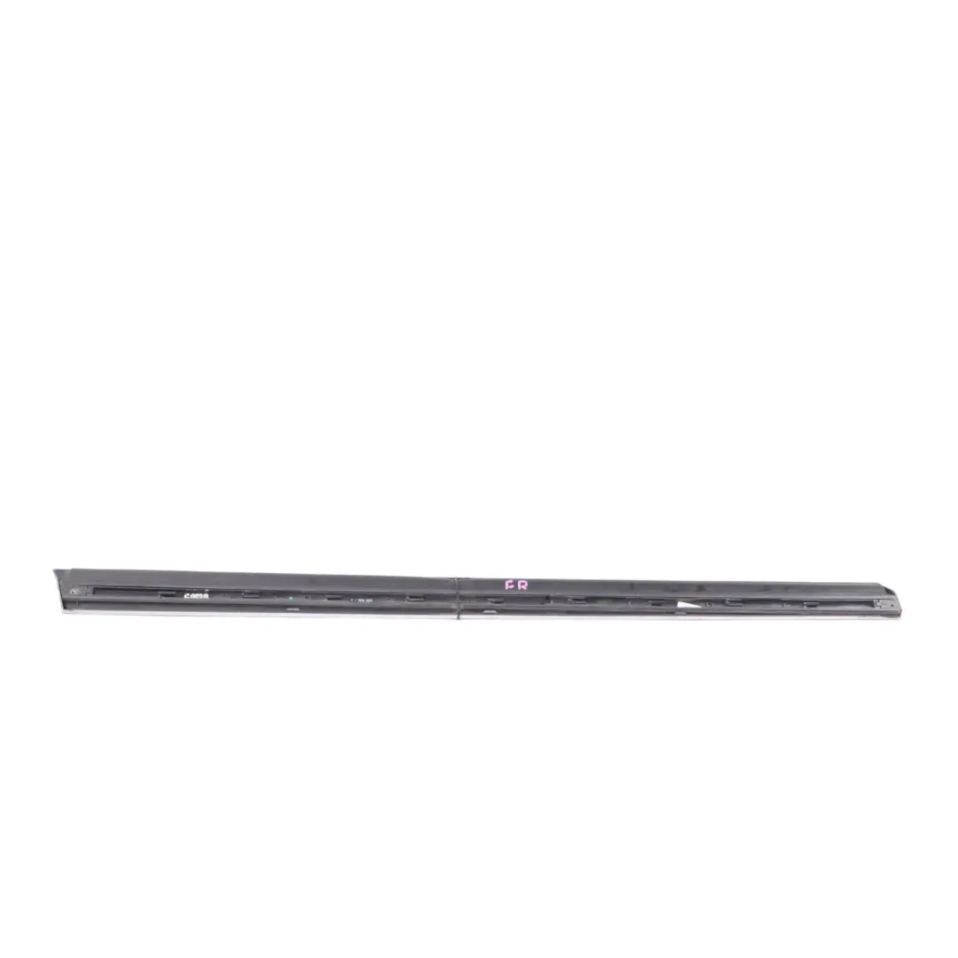 Moldura Puerta Delantera Derecha Plata Claro Y7W para Audi A4 B7 con número de pieza 8E0853960C Audi A4 B7 Moldura Puerta Delantera Derecha Plata Claro Y7W - SKU 8E0853960C-LS - Número de pieza 8E0853960C