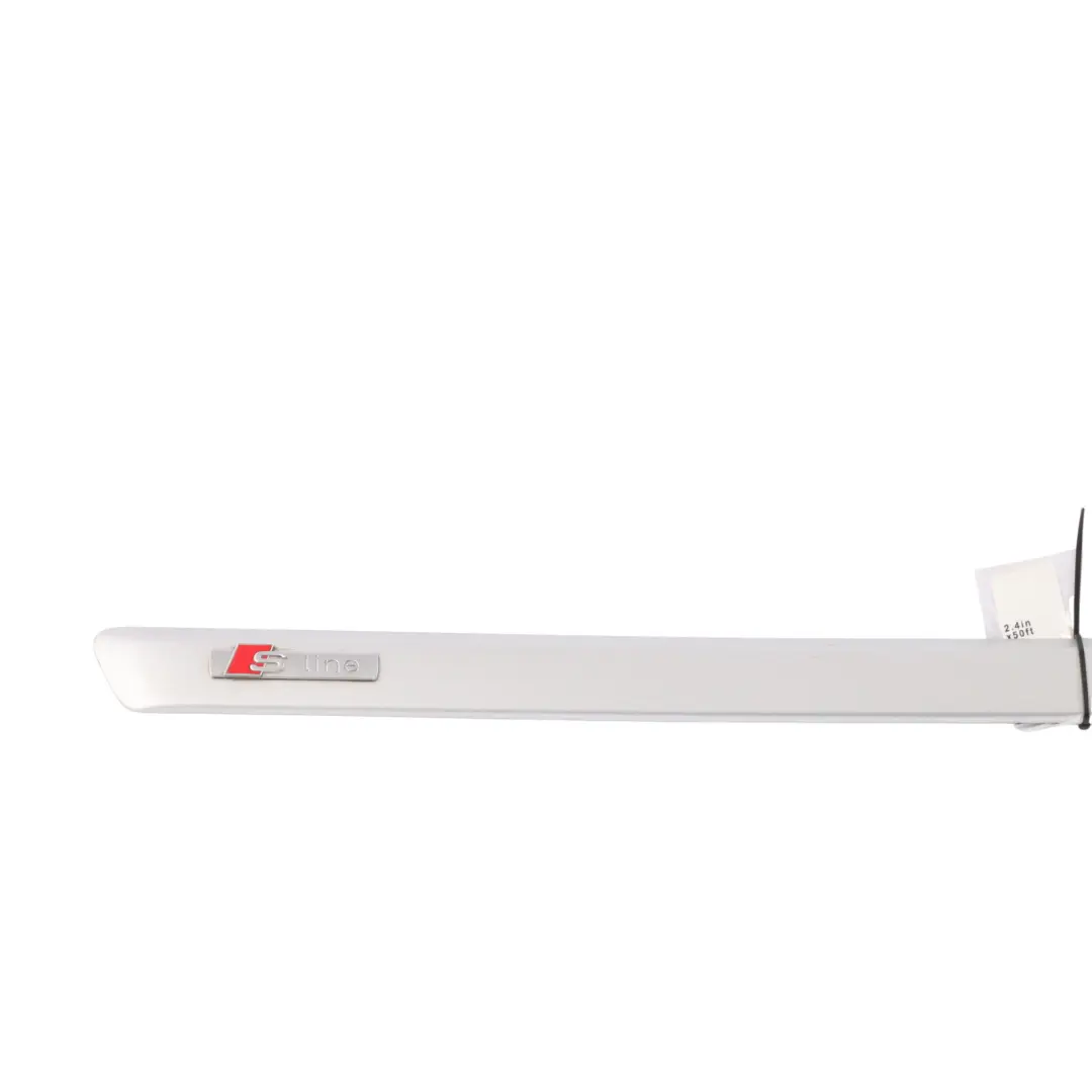 Audi A4 B7 Rear Door Strip S-Line Moulding Right O/S 8E0853963 Light Silver Y7W - SKU 8E0853964-LS - Part number 8E0853964