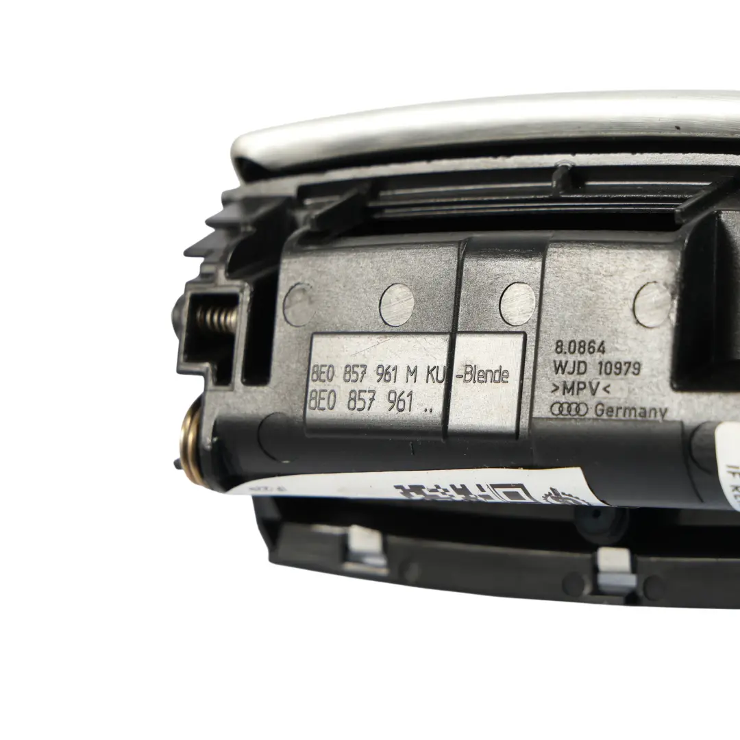 Audi A4 B7 Ash Tray Ashtray Insert Centre Console Rear Silver - SKU 8E0857961M-2 - Part number 8E0857961M