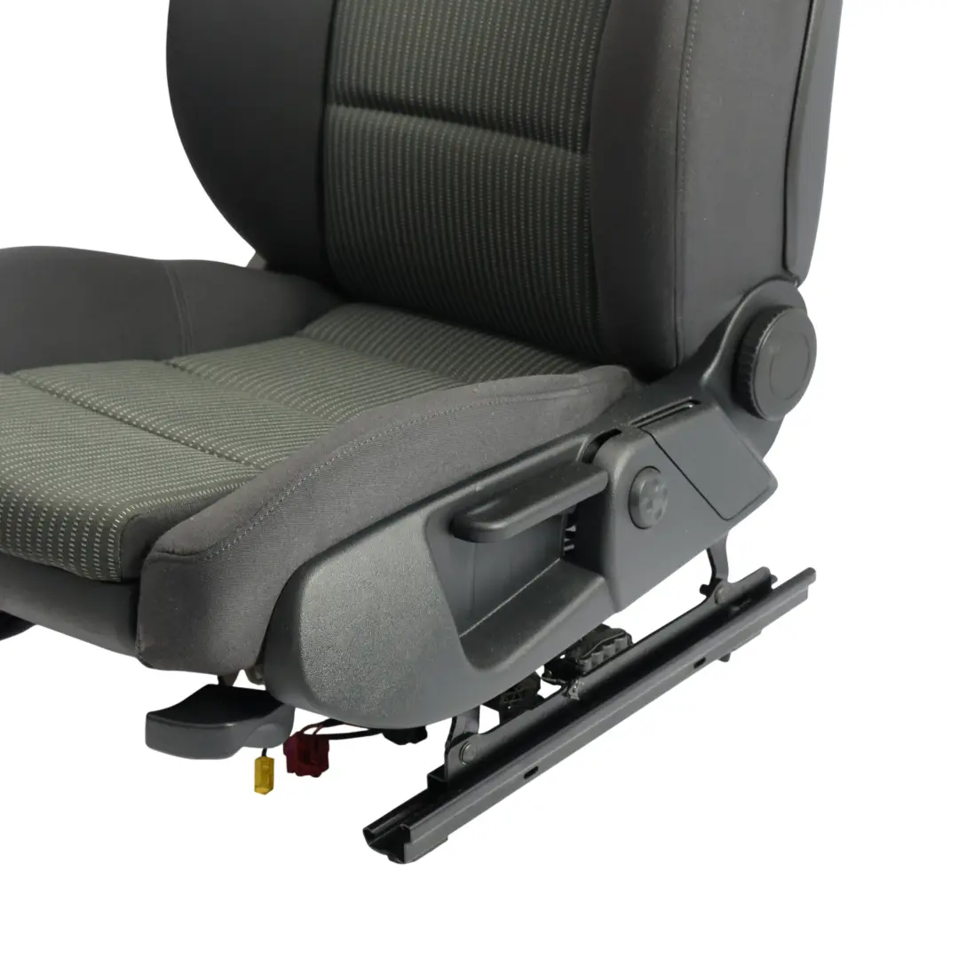 Audi A4 B7 Sport Seat Front Left N/S Interior Fabric Panther Soul Black - SKU 8E0881805Q-1 - Part number 8E0881805Q