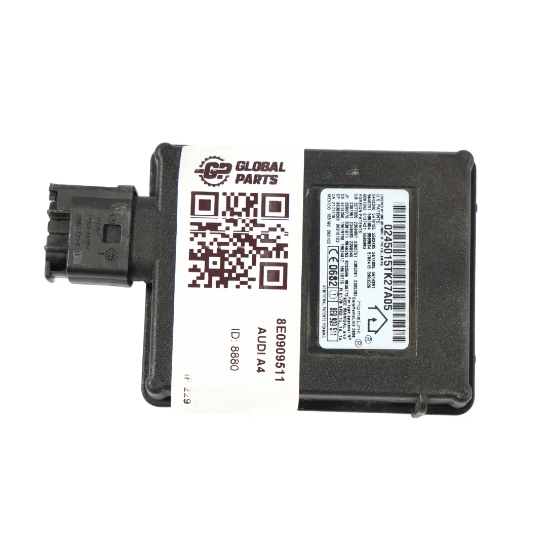 Audi A4 B7 A6 C6 Modulo Di Apertura Porta Garage Controller Home Link - SKU 8E0909511 - Numero di parte 8E0909511