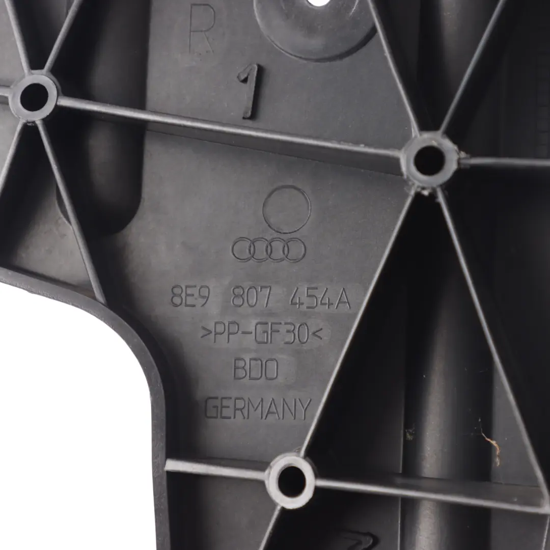 Audi A4 B7 Bumper Mount Support Bracket Holder Guide Rear Right O/S - SKU 8E9807454A - Part number 8E9807454A
