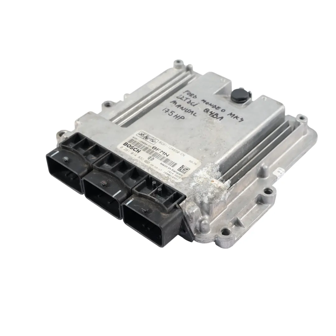 Ford Mondeo Mk4 2.2 TDCI 175 PS Motor Steuergerät ECU Manuelles - SKU 8G91-12A650-EN - Teilenummer 8G91-12A650-EN