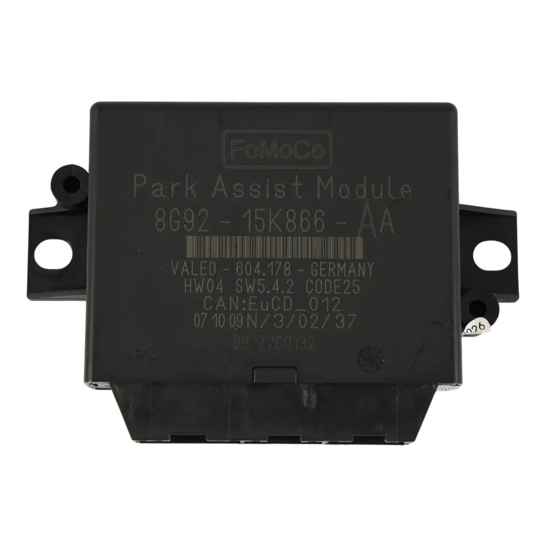 Ford Mondeo Mk4 Module Commande Capteur Stationnement PDC - SKU 8G92-15K866-AA - Numéro de pièce 8G92-15K866-AA
