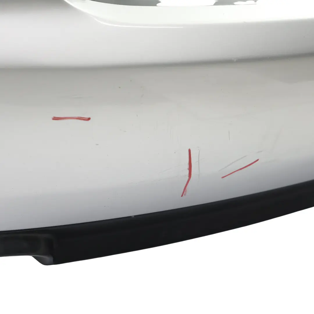 Audi A4 B7 Rear Bumper Trim Panel Covering Light Silver Metallic - Y7W - SKU 8H0807303-LS - Part number 8H0807303