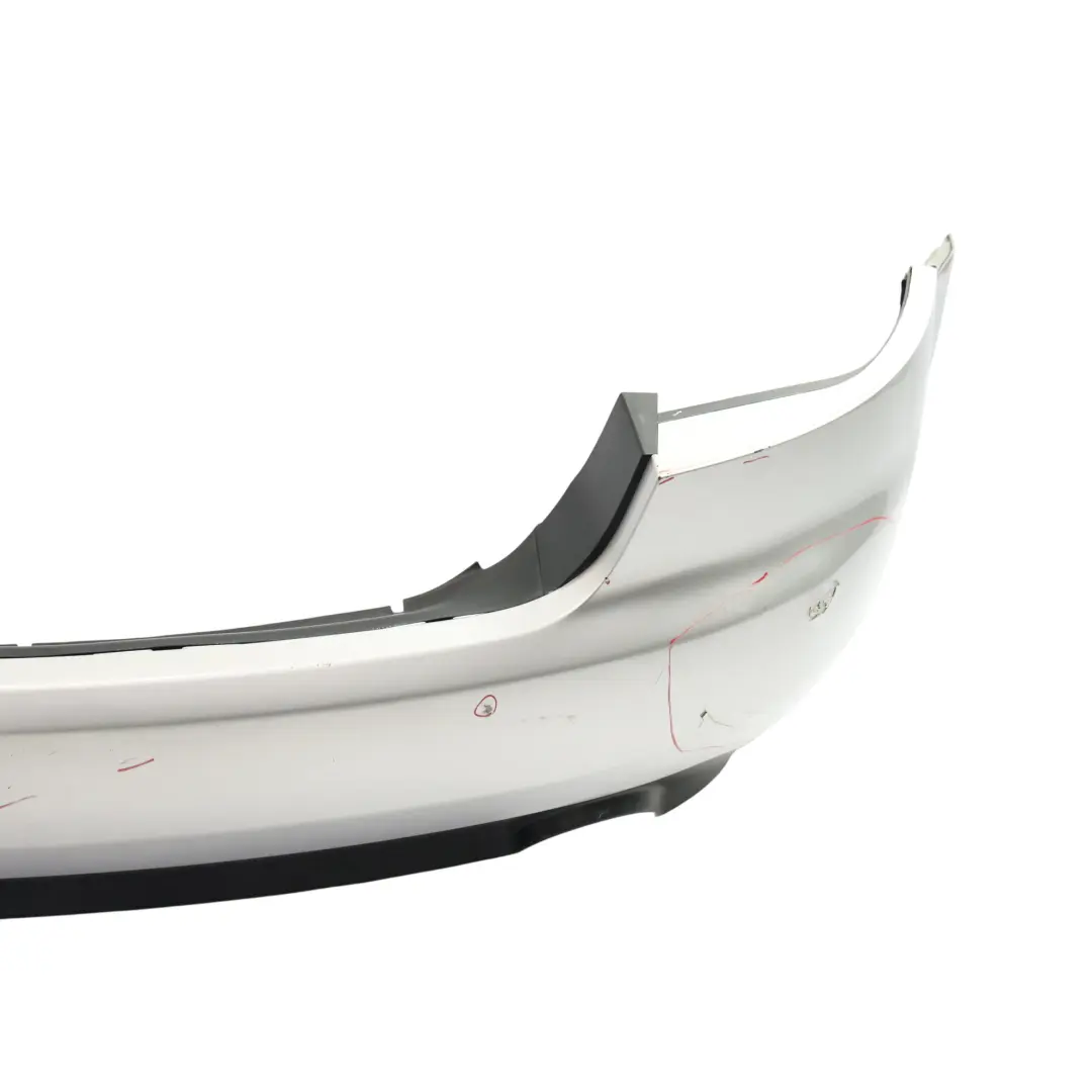 Audi A4 B7 Rear Bumper Trim Panel Covering Light Silver Metallic - Y7W - SKU 8H0807303-LS - Part number 8H0807303