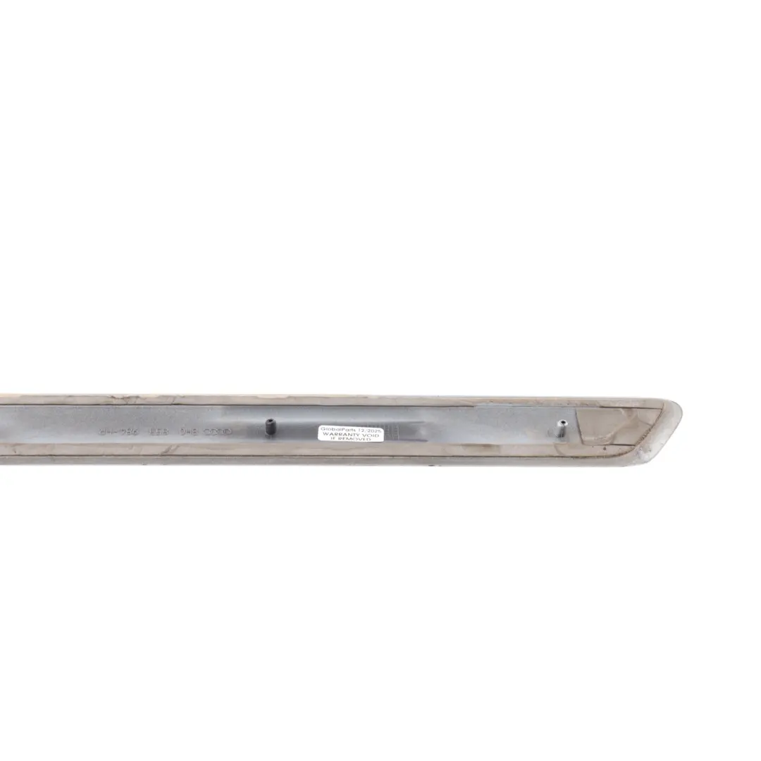 Audi A4 B7 Cabrio S-Line Door Trim Strip Rear Right O/S Light Silver - Y7W - SKU 8H0853984-LS - Part number 8H0853984