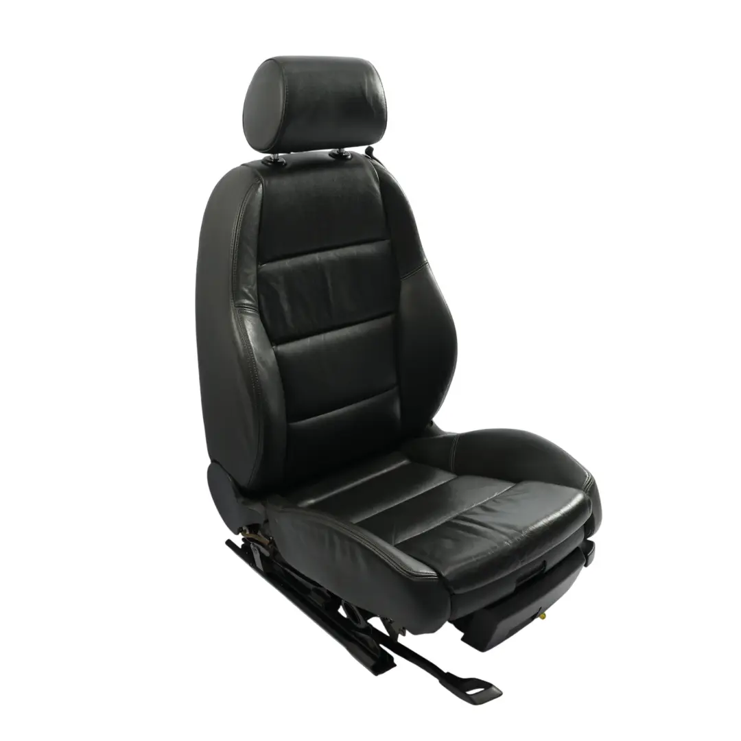 Audi A4 B7 8H Convertibile Sedile Sportivo Anteriore Sinistro Anima Pelle Nera - SKU 8H0881805N-1 - Numero di parte 8H0881805N