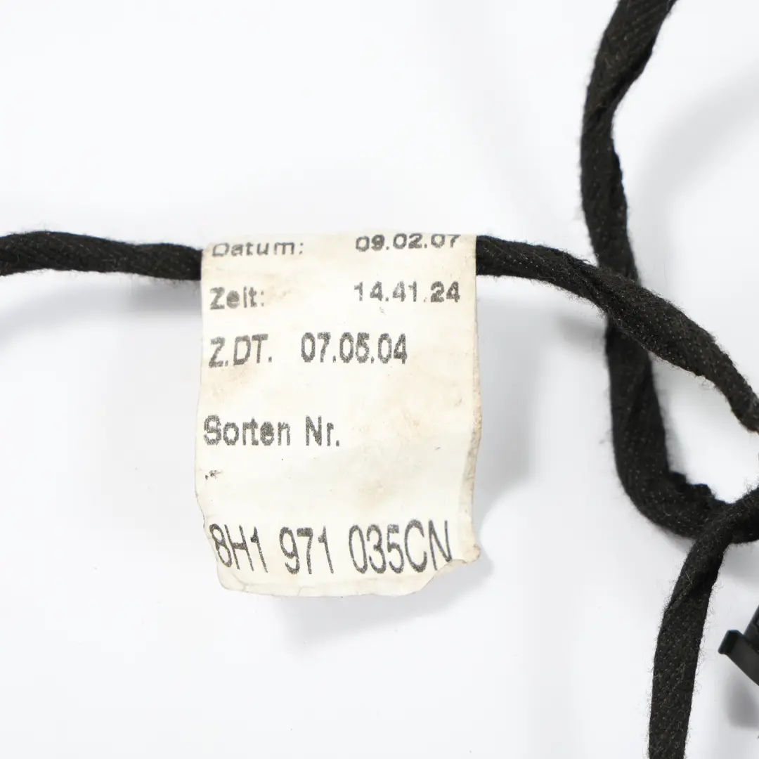 Audi A4 B7 Convertible Front Driver Side Door Wiring Harness - SKU 8H1971035CN - Part number 8H1970035CN