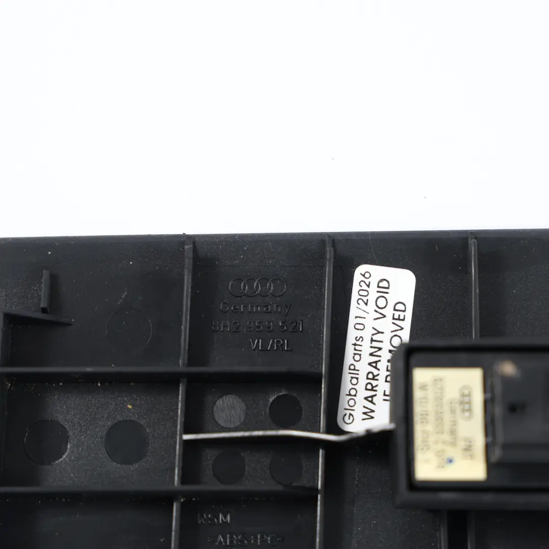 Audi A4 B7 Cabriolet Window Lifter Switch Panel Front Passenger's Side - SKU RHD-8H2959521 - Part number 8H2959521