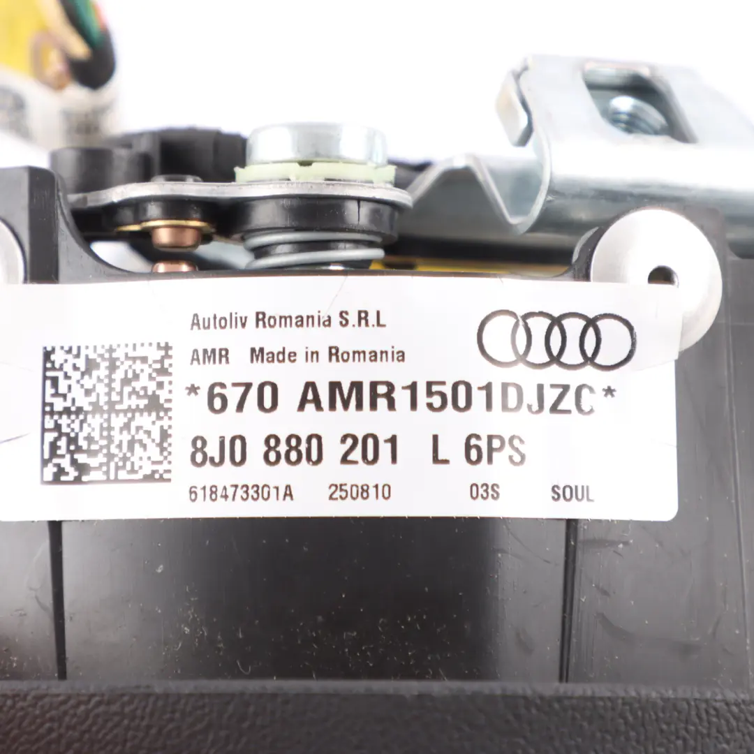 Steering Wheel Air Module Driver's Side to Audi TT 8J A3 8P FL Sport with Part number 8J0880201L Audi TT 8J A3 8P FL Sport Steering Wheel Air Module Driver's Side - SKU 8J0880201L - Part number 8J0880201L