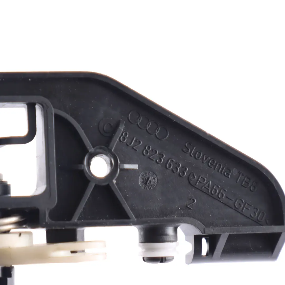 Bonnet Release Handle Hood Lever Bracket to Audi TT 8J with Part number 8J2823633D Audi TT 8J Bonnet Release Handle Hood Lever Bracket - SKU RHD-8J2823633D - Part number 8J2823633D