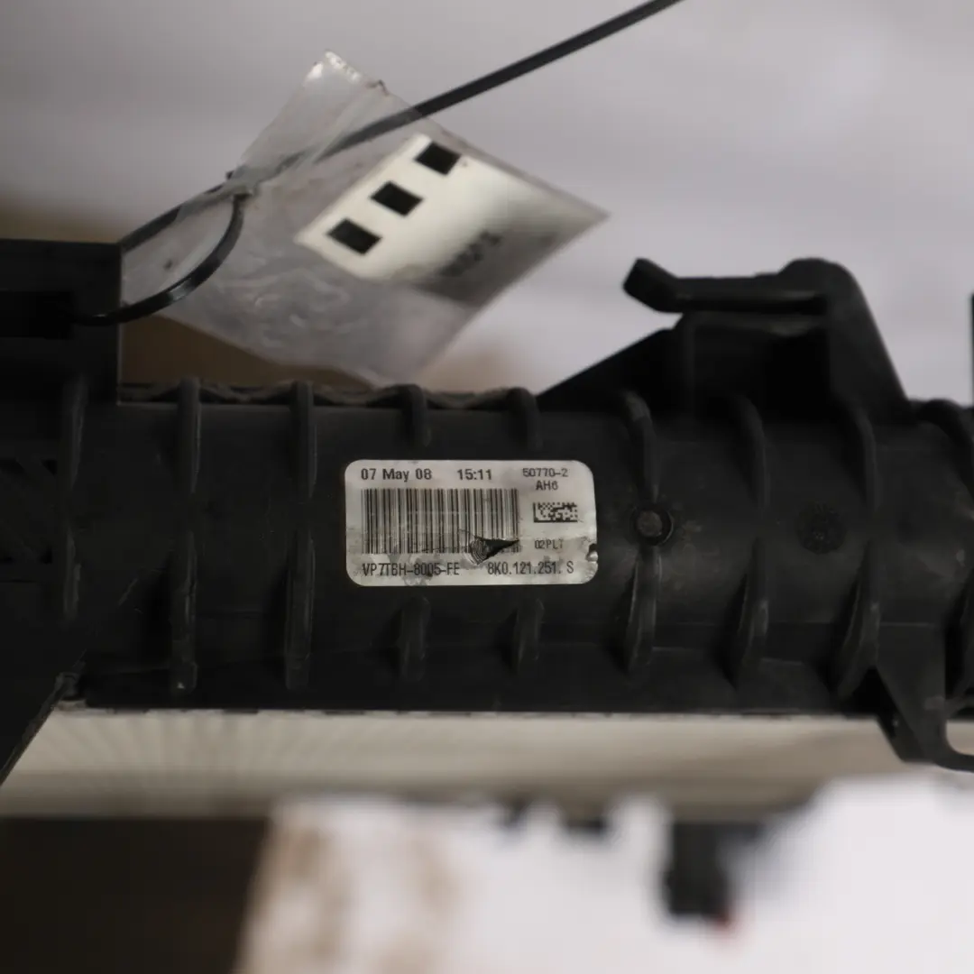 Radiator Engine Cooling Coolant Unit Radiator to Audi A5 S5 8T with Part number 8K0121251S Audi A5 S5 8T Radiator Engine Cooling Coolant Unit Radiator - SKU 8K0121251S - Part number 8K0121251S